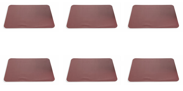 Lot de 6 sets de table 45x30x0,2 cm en PVC VdE Tivoli 1996 Texas Bordeaux prezzo