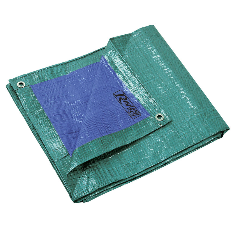 Telone di Protezione Rinforzato 8x12m Impermeabile Imputrescibile 140gr Verde