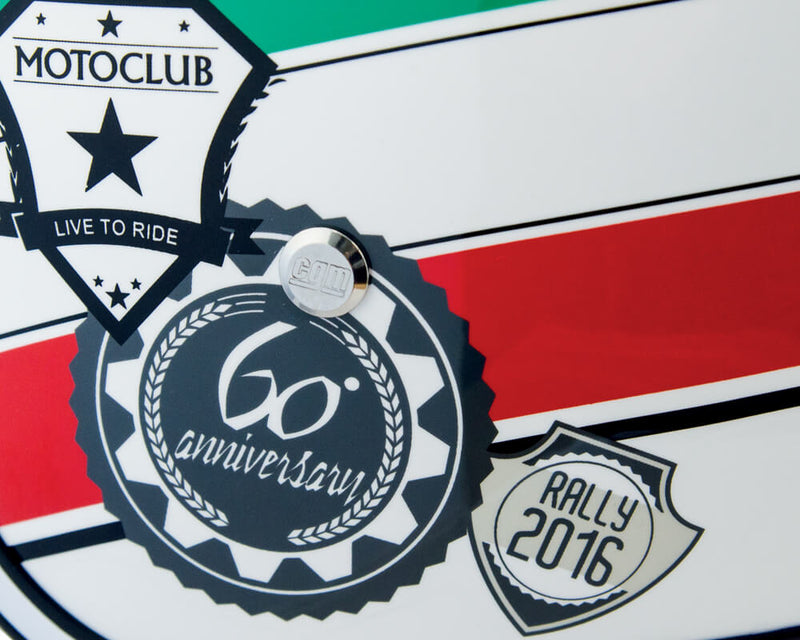 Casco Jet per Scooter Occhiale Interno CGM Italia 133I Bianco