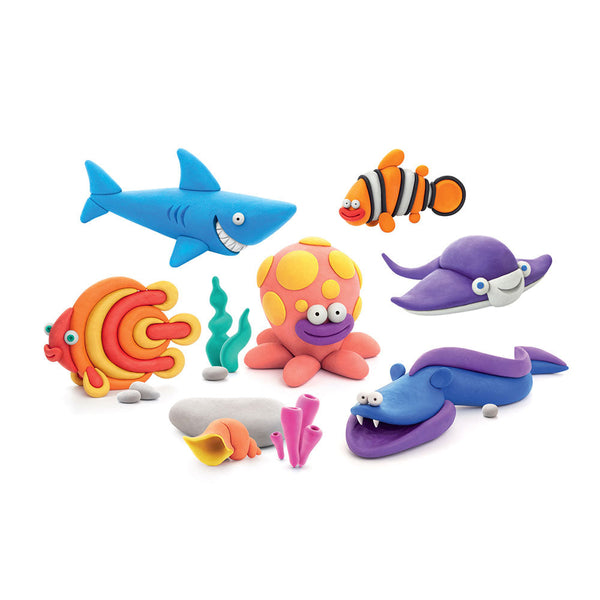 Set Pasta Modellabile Plastilina per Bambini 15 Barattoli 2 Stumenti Oceano sconto