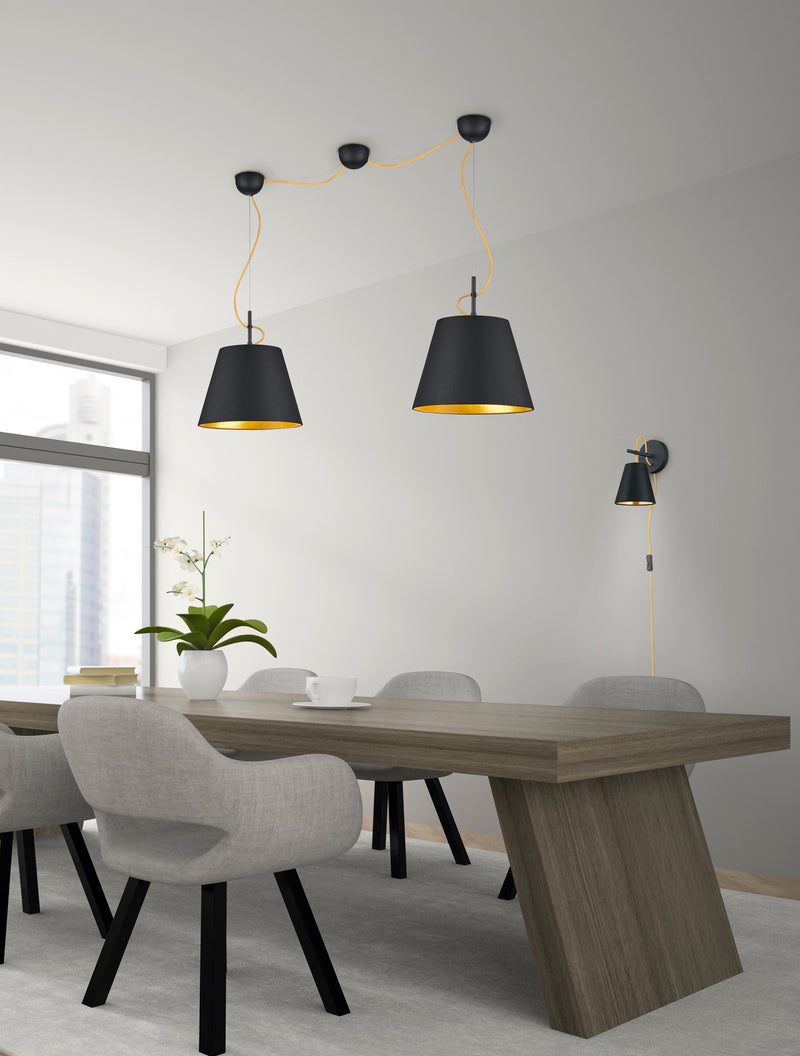 Applique da Esterno  E14 in Metallo Nero Opaco