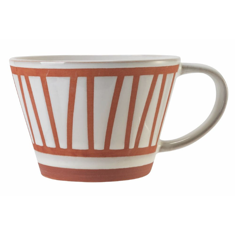 Set 4 Tazze Cereali Ø11,5x8 cm in Gres VdE Tivoli 1996 Geometry