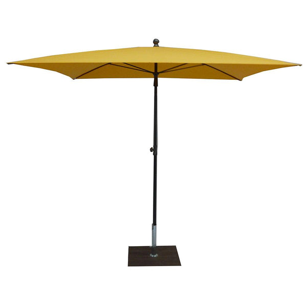 acquista Parasol de jardin 200x200 cm Mât en acier Ø27 mm Maffei Kronos Jaune