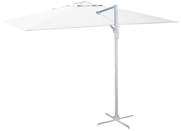 Parasol de jardin décentralisé 3x4m en aluminium New Michigan White sconto
