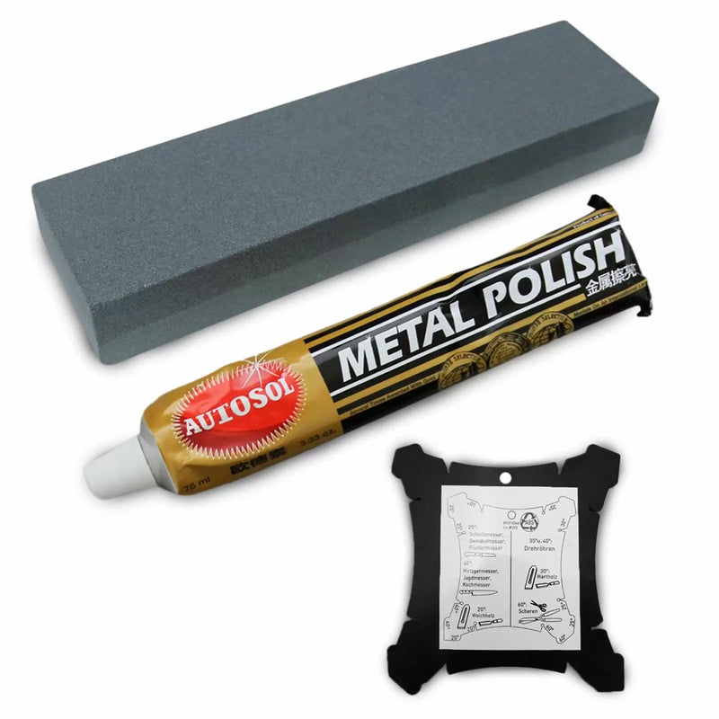 Mola Affilatrice ad Acqua con Coramella in Pelle per Lucidatura