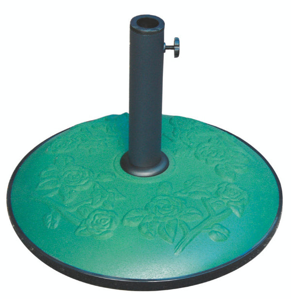 Base pour Parasol de Jardin Ø50 cm 25 Kg en Fer Soriani Vert acquista