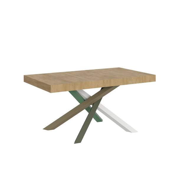 sconto Tavolo Allungabile 160-420x90x77 cm Volantis Quercia Naturale