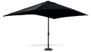 Ombrellone da Giardino 3x4 m Palo Ø48 mm in Alluminio Soriani Cuba Nero