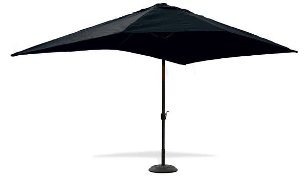 Parasol de Jardin 3x4 m Mât Aluminium Ø48 mm Soriani Cuba Noir acquista