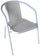 Chaise de jardin en fer blanc et plastique Vorghini Contract