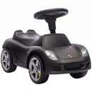 Auto Cavalcabile per Bambini 18-36 Mesi Licenza Porsche 63x28,5x38 cm con Clacson Fari Suoni in PP Nero Opaco      