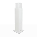 Camino a Bioetanolo da Pavimento 20x20x110 cm per Esterno Capri 110 Bianco