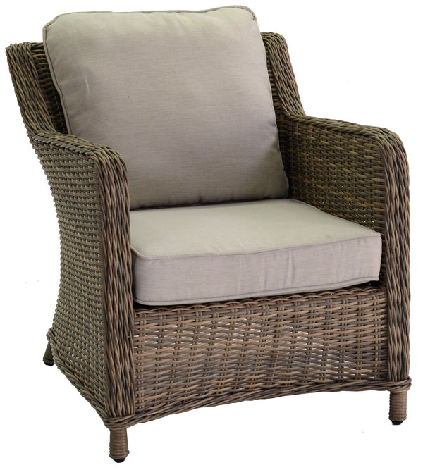 prezzo Fauteuil de jardin en polyrotin gris Adami Baltimora