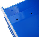 Carrello da Lavoro con 5 Cassetti Porta Utensili Blu 67.5x33x77 cm 
