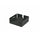 Porta Salviette 17x17x6,5 cm  in Acciaio VdE Tivoli 1996 Black Cat