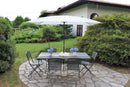 Ombrellone da Giardino 2,4x1,5 m Palo Ø27 mm in Acciaio Maffei Kronos Ecrù