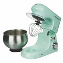 Impastatrice Planetaria 5 Litri 6 Velocità 1300W Ciotola in Acciaio Kooper Atena Verde Chiaro