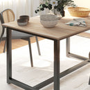 Tavolo da Pranzo Allungabile per 4-6 Persone Stile Industriale 120-160x80x75,5cm 