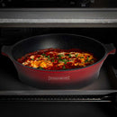 Batteria Pentole e Padelle 14 Pezzi Royalty Line Antiaderente in Pietra Professionale Nero e Rosso      