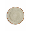 Servizio Piatti Frutta 6 Pezzi in Melammina Ø 23cm Villa d'Este Baita Grigio