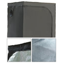 GrowBox Tenda Idroponica per Coltivazione Piante in Oxford 120x120x200 cm 