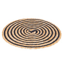 Set 4 Tovagliette Ø38 cm  in Paglia e Carta VdE Tivoli 1996 Spiral