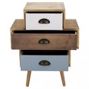 Mobiletto Victoria 50x35x49,5 h cm in Legno Multicolor