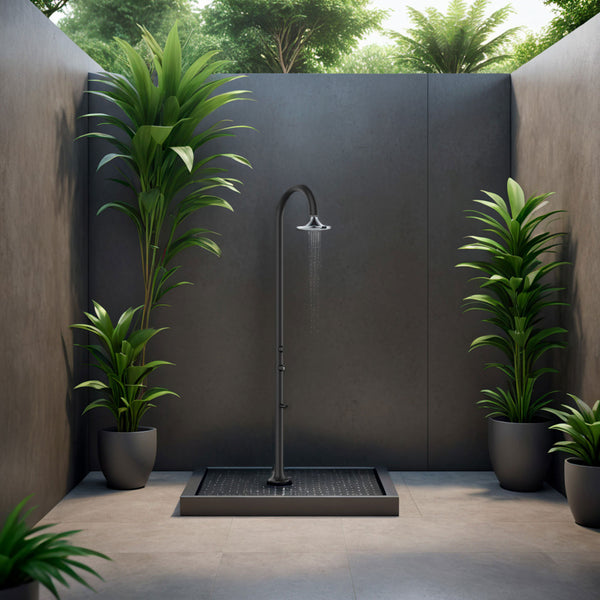 Doccia da Giardino in Alluminio Soffione I-switch Sined Luna Alu Sensor Nero online