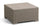 Table basse de jardin California Cappuccino 68x68x35h cm