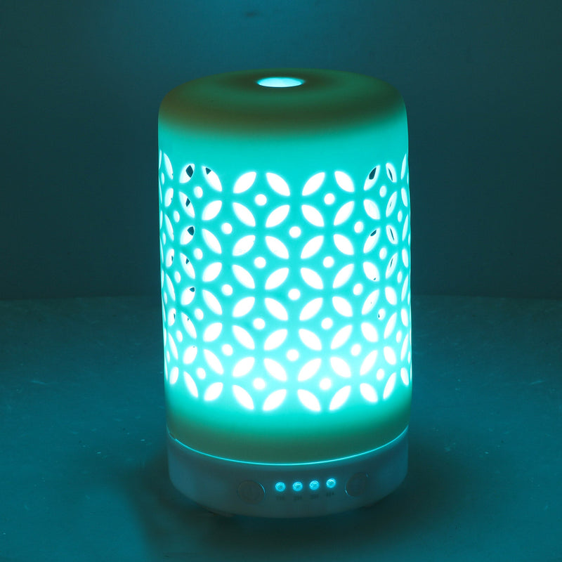 Diffusore ceramica bianco con spina cm Ø9,3xh15,4