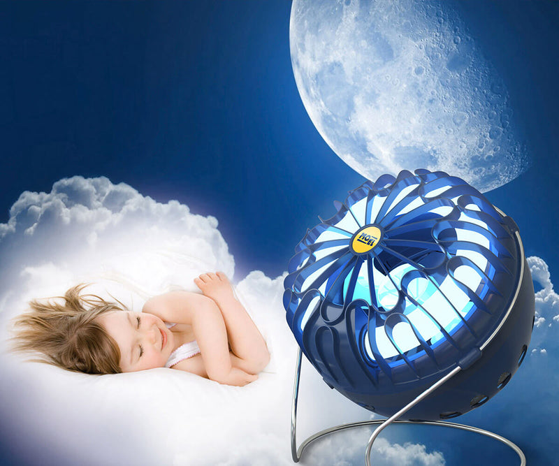 Zanzariera Elettrica ad Aspirazione 32W Moel Moon 3688B Blu