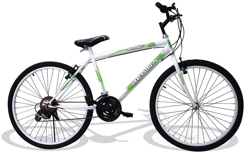 Bicicletta Mountain Bike MTB Ragazzo 24" 21V Kidfun Daytona Bianca