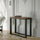 Console Extensible 90-x45-90x80 cm en Mélamine Marron