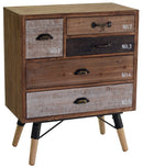 Comò 5 Cassetti Rettangolare in Legno Belfort