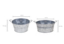 Set 4 Ciotole con Manici Dm 22 H 115 cm 