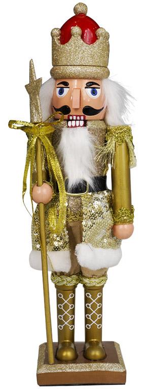 Schiaccianoci Natalizio H150 cm con Movimento Elettronico Oro Seconda Scelta