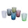 Set 6 Verres Acqua Nobilis en Verre Villa d'Este Home Tivoli 6 Couleurs Différentes