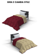 Trapunta Invernale Doubleface 300gr Bordeaux\/Panna