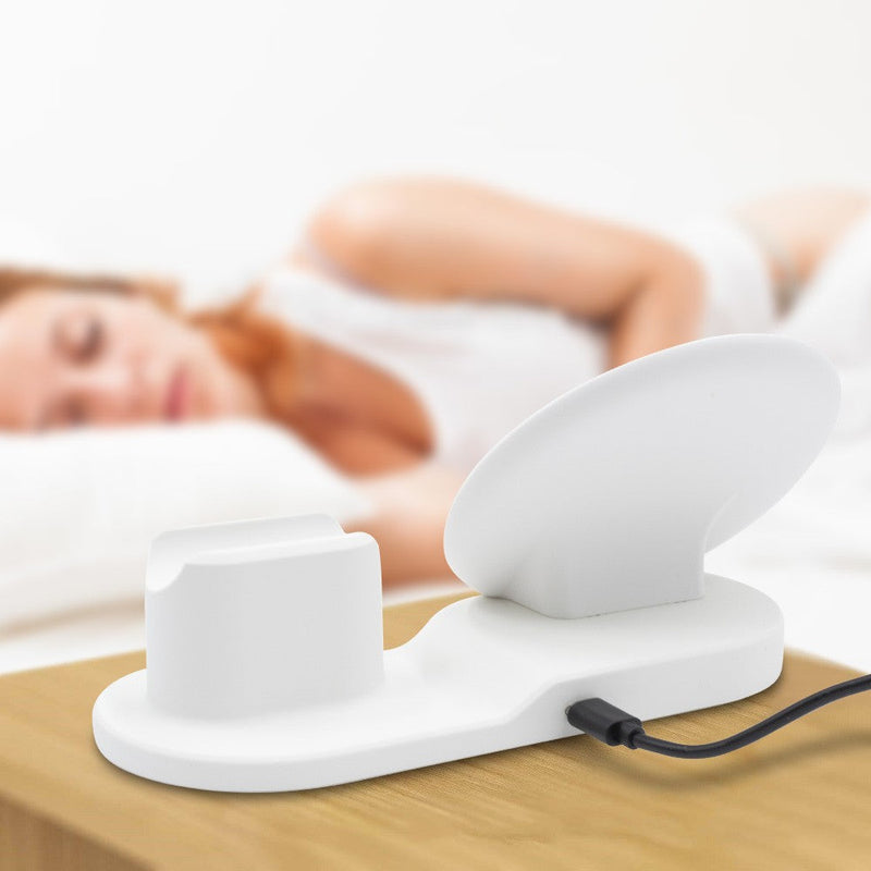 Stazione di Ricarica Wireless 20,5x9x8 cm 10W Bianco