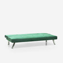 Divano Letto Clic Clac 171x75x73 cm in Tessuto Verde