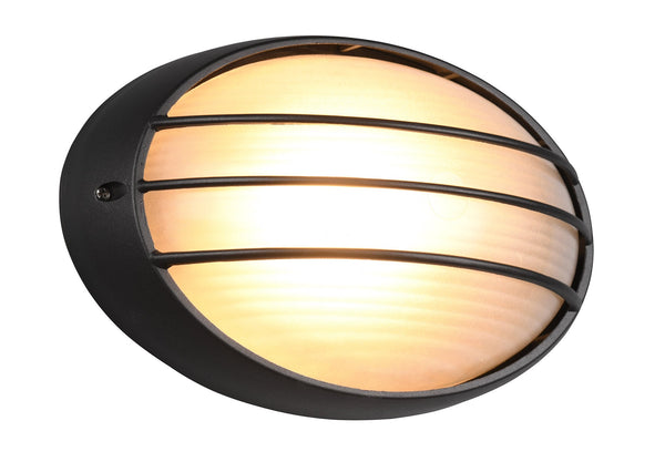 Plafoniera da Esterno Attacco E27 in Alluminio Nero Opaco online