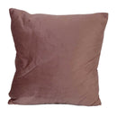 Cuscino Decorativo Quadrato 40x40xh10 cm in Velluto Rosa