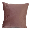 Cuscino Decorativo Quadrato 40x40xh10 cm in Velluto Rosa