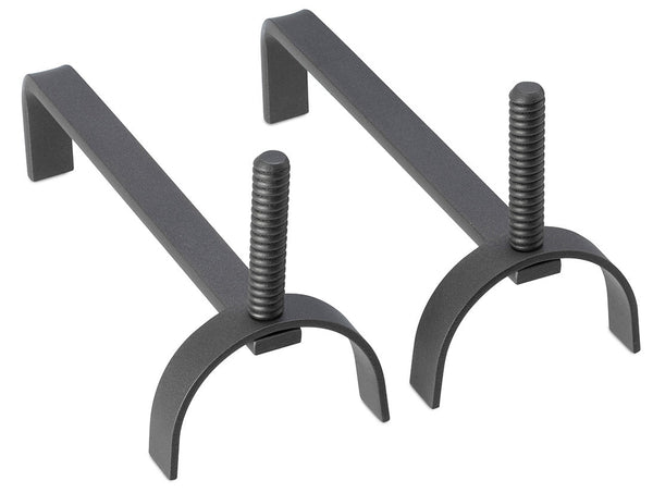 Paire de chenets pour cheminées et poêles en fer Belfer 3006 Anthracite prezzo