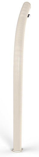 Doccia Solare da Giardino 25L Miscelatore e Lavapiedi Arkema Jolly Bianco Crema