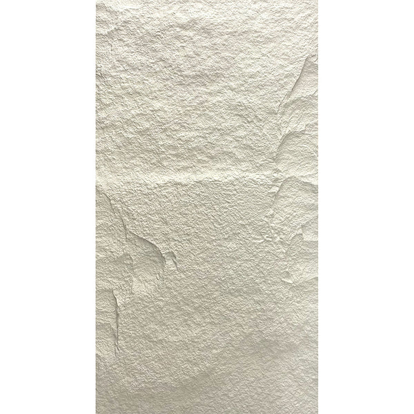 Set 10 Pannelli Decorativi Area 7,2 mq 120x60x3 cm Rivestimento Murale Effetto Pietra Naturale 3D in PU Bianco Leccese acquista