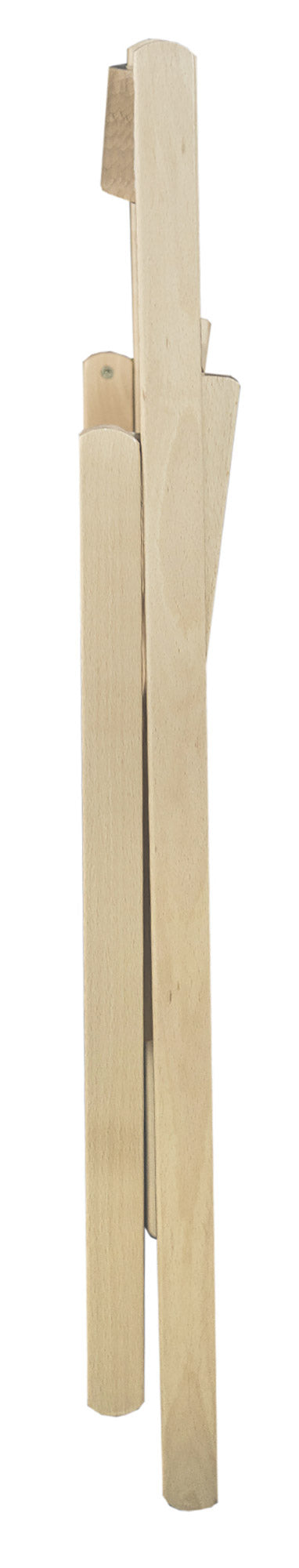 Set 4 Sedie Pieghevole 47,5x42,5x45/79 cm in Legno di Faggio FSC Grezza