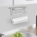 Portarotolo Pellicola da Parete 3 Scompartimenti in Metallo con Lama a Seghetto