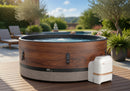 Vasca Idromassaggio da Esterno Spa Riscaldata 173x173x65 cm 6 Posti Wi-Fi Duet Diva Smart