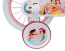 Bicicletta per Bambine 16" Disney Princess Freni Caliper e Stabilizzatori in Acciaio Hi-Ten Rosa
